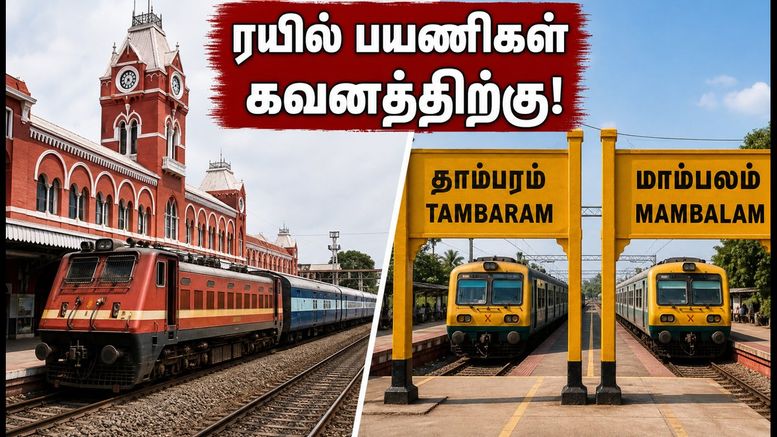 சென்னை எழும்பூர் ரயில் நிலைய மாற்றம்: இன்று பயணம் செய்பவர்கள் இதை கவனிக்க தவறாதீர்கள்!