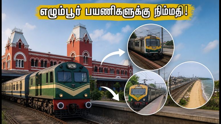 சென்னை எழும்பூர் ரயில் பயணிகளுக்கு குட் நியூஸ்! ரயில்கள் மாற்றம் ரத்து - இன்று முதல் பழைய அட்டவணைப்படி இயக்கம்!