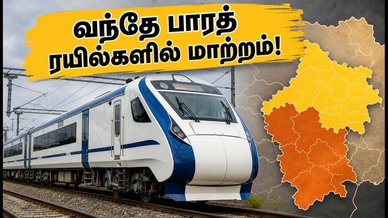 இன்று வந்தே பாரத் ரயில்களில் மாற்றம்! பயணிகள் கவனத்திற்கு - முக்கிய அப்டேட் இதோ