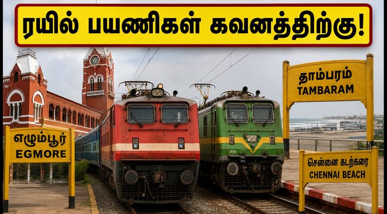 சென்னை எழும்பூர் ரயில் நிலைய மாற்றம்: உங்கள் ரயில் எங்கே நிற்கும்? பயணிகள் கவனத்திற்கு!