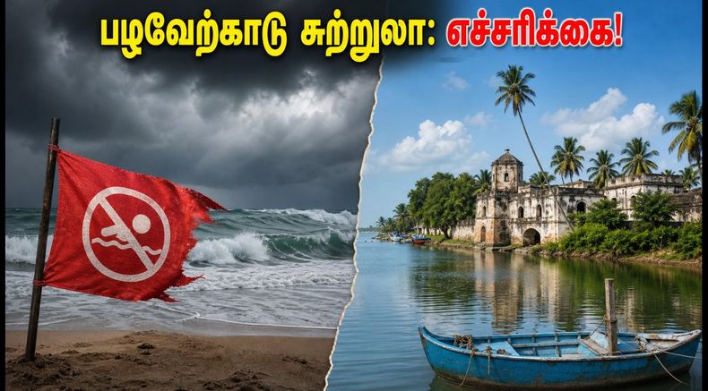 சென்னை - பழவேற்காடு சுற்றுலா போகிறீர்களா? இன்று கடலுக்குச் செல்ல வேண்டாம்.. பாதுகாப்பான பயணத்திற்கு இதோ சில டிப்ஸ்!