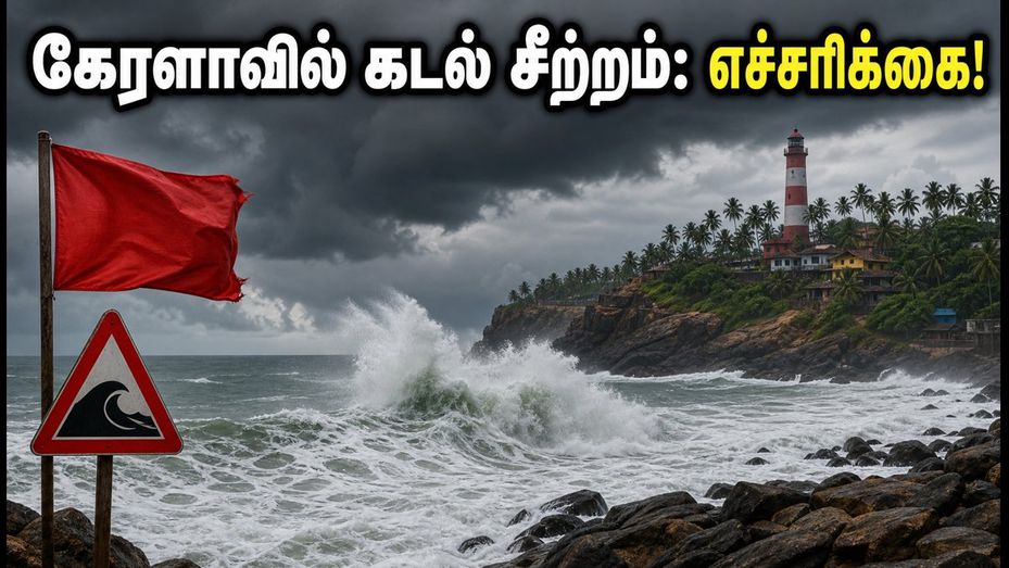 கேரளாவில் கடல் சீற்றம்.. சுற்றுலா பயணிகள் கவனத்திற்கு! இன்று இந்த இடங்களுக்குச் செல்ல வேண்டாம்