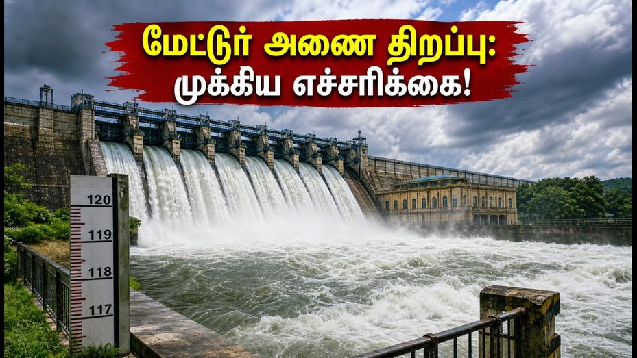 செப்டம்பர் 1-ல் திறக்கப்படும் மேட்டூர் அணை: டெல்டா விவசாயிகளுக்கு மகிழ்ச்சி, பொதுமக்களுக்கு முக்கிய எச்சரிக்கை!