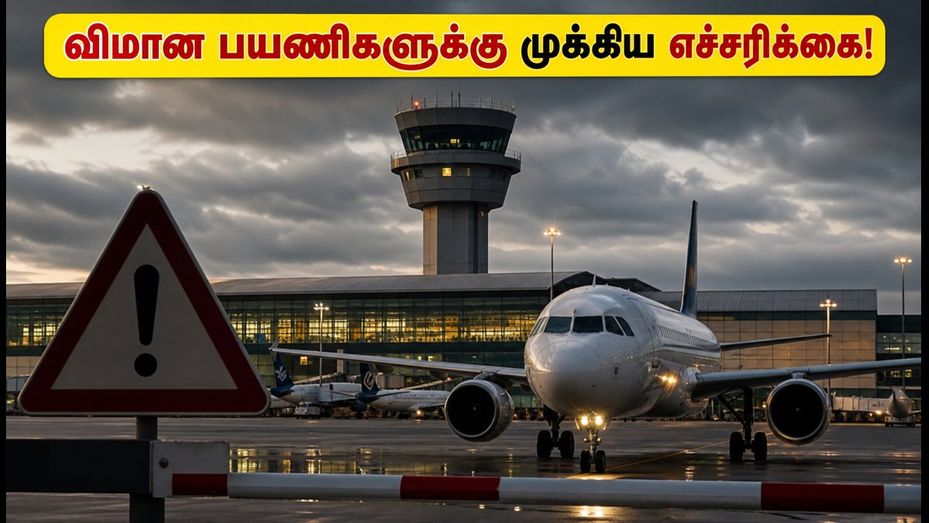 சென்னை விமான நிலையத்தில் கடும் நெரிசல்! நவம்பர் 4 வரை பயணிகளுக்கு முக்கிய எச்சரிக்கை - இதோ முழு விவரம்!