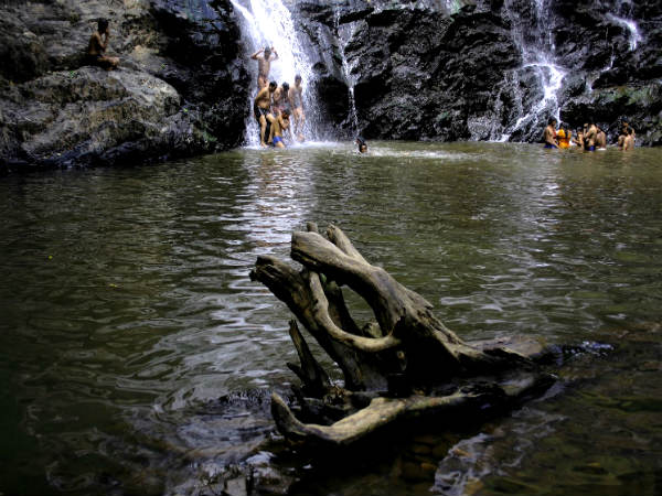 நீராடும் பயணிகள்