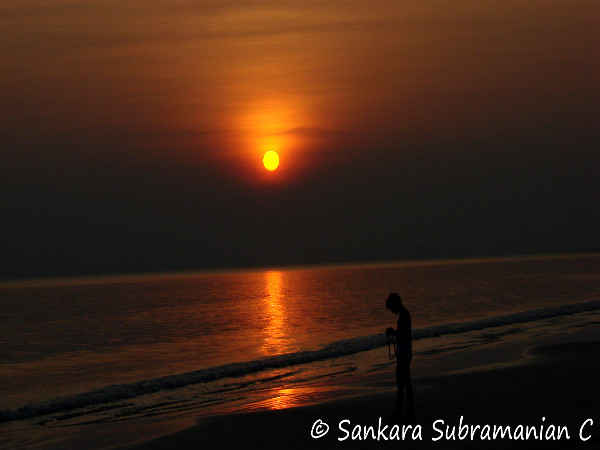 சூரிய அஸ்த்தமனக் காட்சி