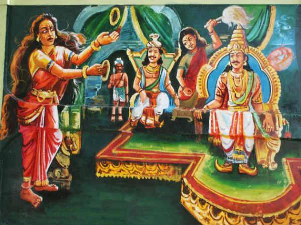 கோபப் பார்வையில் அருள் பாலிக்கும் பகவதி கோபப் பார்வையில் அருள் பாலிக்கும் பகவதி