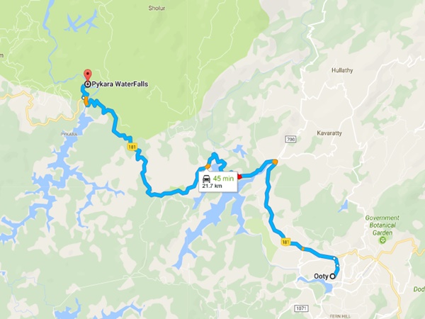 ஊட்டியிலிருந்து பைக்காரா