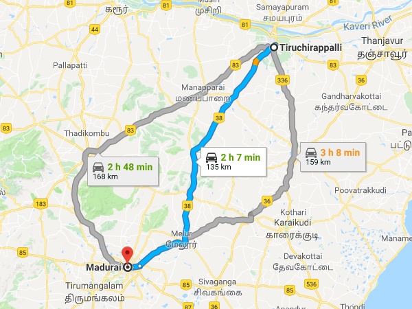 திருச்சி - மதுரை திருச்சி - மதுரை
