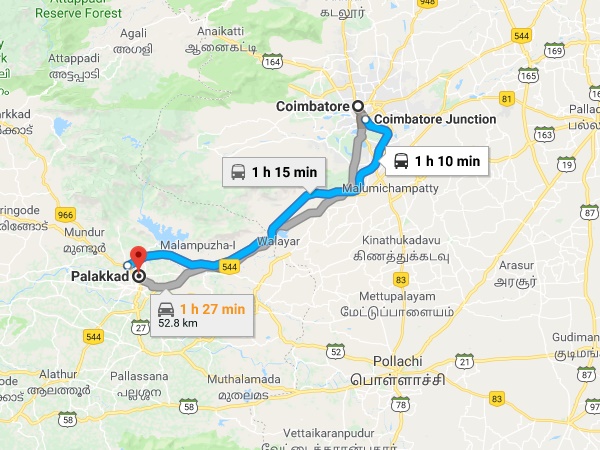 கோவை - பாலக்காடு