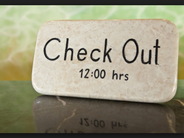  அறையை காலி செய்தல்