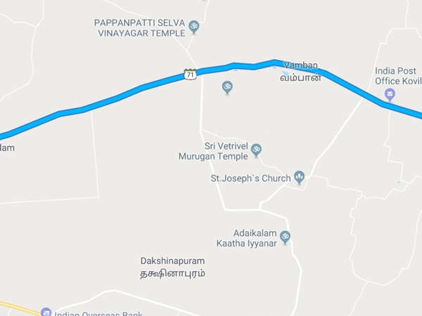 முதல் வழியில் காணவேண்டிய இடங்கள்