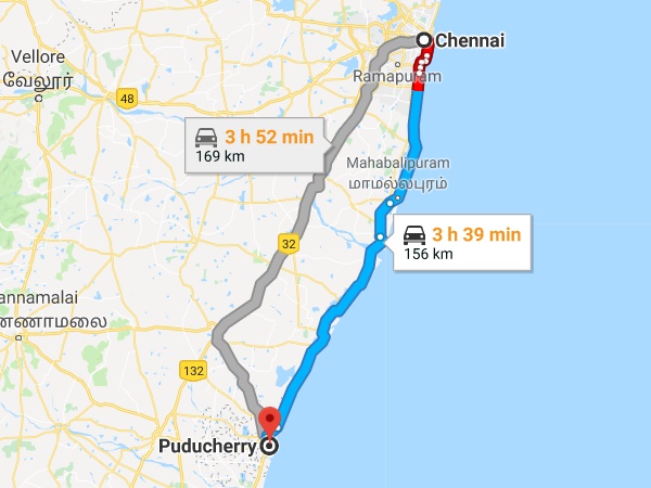 சென்னை - பாண்டிச்சேரி சென்னை - பாண்டிச்சேரி