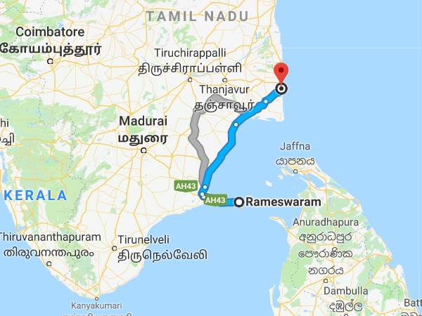 வேளாங்கன்னி - ராமேஸ்வரம் வேளாங்கன்னி - ராமேஸ்வரம்