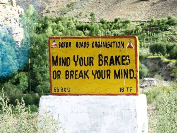 12. MIND YOUR BRAKES OR BREAK YOUR MIND 12. MIND YOUR BRAKES OR BREAK YOUR MIND