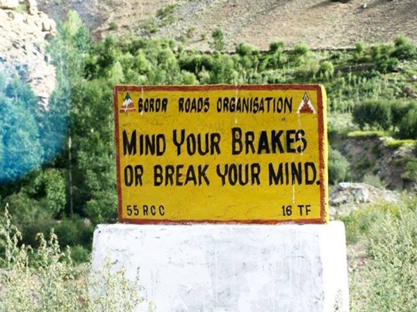 12. MIND YOUR BRAKES OR BREAK YOUR MIND