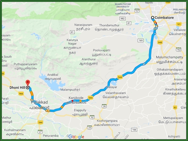 கோவை - பாலக்காடு கோவை - பாலக்காடு
