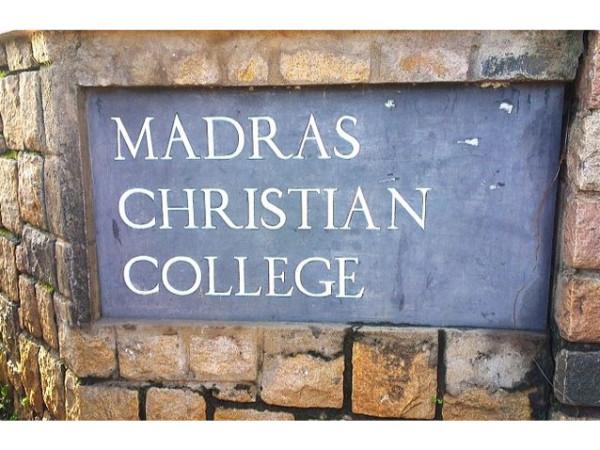  மதராஸ் கிறிஸ்துவ கல்லூரி