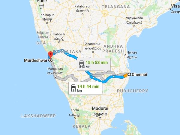 முருதேஷ்வருக்கு எப்படி செல்வது முருதேஷ்வருக்கு எப்படி செல்வது