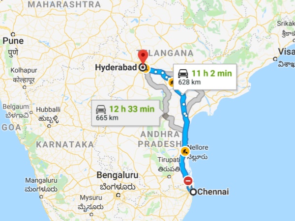 தெலங்கானாவை எப்படி அடைவது? தெலங்கானாவை எப்படி அடைவது?
