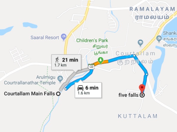  ஐந்தருவி (புலிஅருவி)