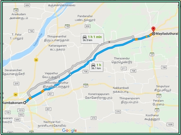 கும்பகோணம் - மயிலாடுதுறை