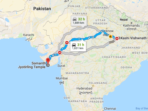  காசி விஸ்வநாதர் கோயில் - சோம்நாத் கோயில்