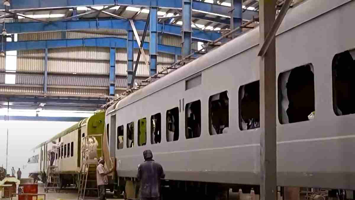 Making of Vande Bharat in Chennai Making of Vande Bharat in Chennai
