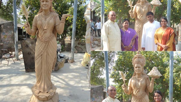 sonia gandhi temple telengana