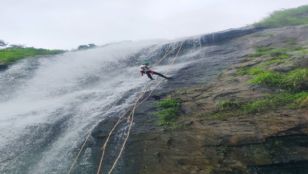 waterfall rappelling waterfall rappelling