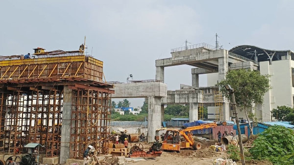 Chintadripet-Chennai beach MRTS line work is not completed yet Chintadripet-Chennai beach MRTS line work is not completed yet
