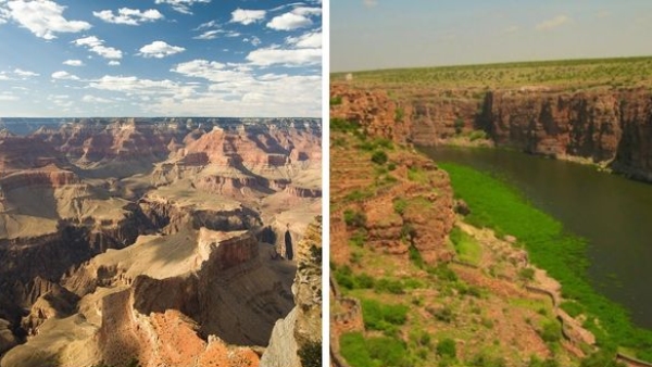 Grand Canyon and Gandikota Grand Canyon and Gandikota