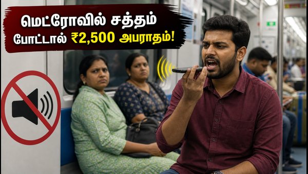 Chennai Metro Fine Increased to ₹2,500 for Loud Noise: New Rules for Passengers in 2026 Explained