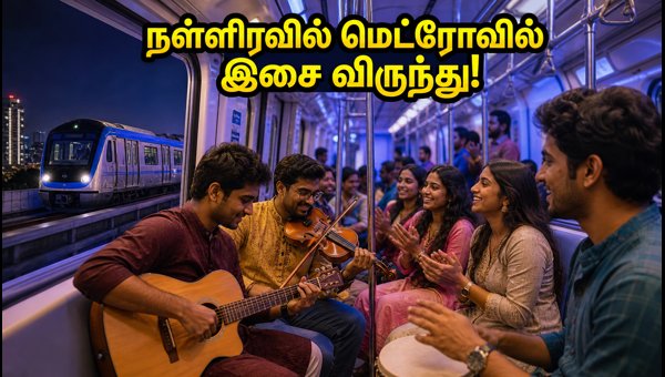 Chennai Metro Midnight Music Train: Madras Day Celebration Highlights 2026