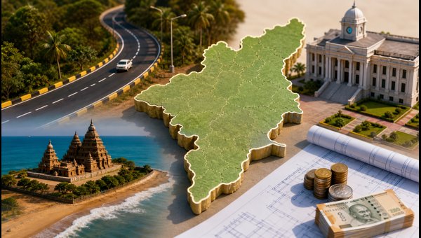 Tamil Nadu Budget 2026-27: Key Infrastructure, Road Development, and Tourism Projects Announced Tamil Nadu Budget 2026-27: Key Infrastructure, Road Development, and Tourism Projects Announced