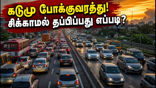 Tamil Nadu Highway Traffic Update: How to Avoid Heavy Congestion on GST, ECR, and OMR Roads Today