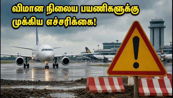 Chennai Airport Runway Maintenance: Passengers Advised to Arrive 90 Minutes Early for Flights