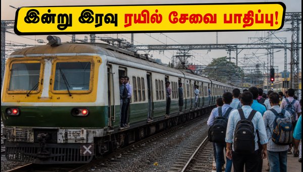 Chennai Suburban Train Services Disrupted Tonight: Check Cancelled Trains and Alternative Routes (Sept 2026) Chennai Suburban Train Services Disrupted Tonight: Check Cancelled Trains and Alternative Routes (Sept 2026)