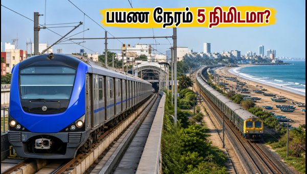 Chennai MRTS Update: Fort to Beach Double Track Project to Reduce Travel Time to 5 Minutes in 2026 Chennai MRTS Update: Fort to Beach Double Track Project to Reduce Travel Time to 5 Minutes in 2026