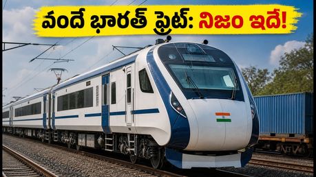 వందే భారత్ ఫ్రైట్ రైలు ట్రయల్స్ సక్సెస్! ఇది ప్రయాణికుల కోసమా లేక పార్సిల్స్ కోసమా? అసలు నిజాలు ఇవే!