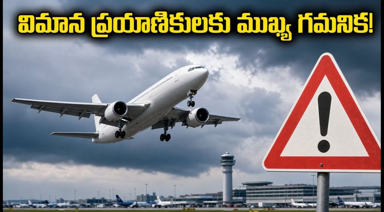చెన్నై ఎయిర్‌పోర్ట్ ప్రయాణికులకు అలర్ట్: ఇస్రో రాకెట్ ప్రయోగంతో విమాన సర్వీసుల్లో భారీ మార్పులు, మీ ప్రయాణంపై ప్రభావం పడుతుందా?