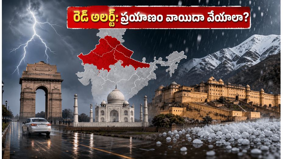 ఉత్తర భారత్ ట్రిప్ ప్లాన్ చేస్తున్నారా? రెడ్ అలర్ట్ హెచ్చరికల వేళ మీ ప్రయాణం సేఫ్‌గా సాగాలంటే ఈ జాగ్రత్తలు తప్పనిసరి!