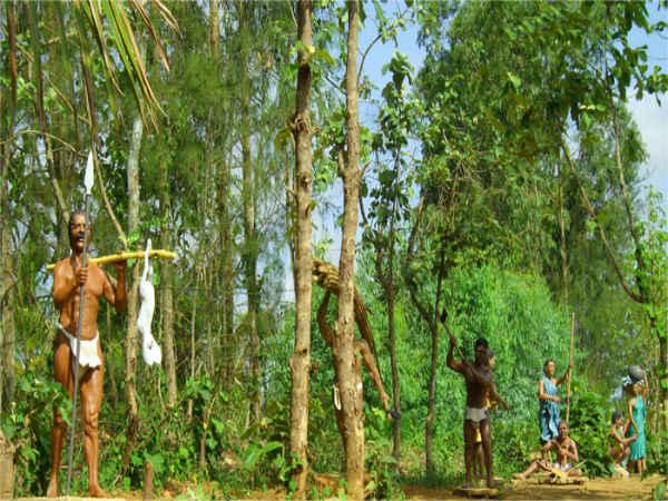 గ్రామీణ జీవన ప్రతిబింబం ...ఉత్సవ్ రాక్ గార్డెన్ !