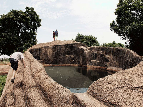 ద్రౌపది స్నానం చేసిన ప్రదేశం