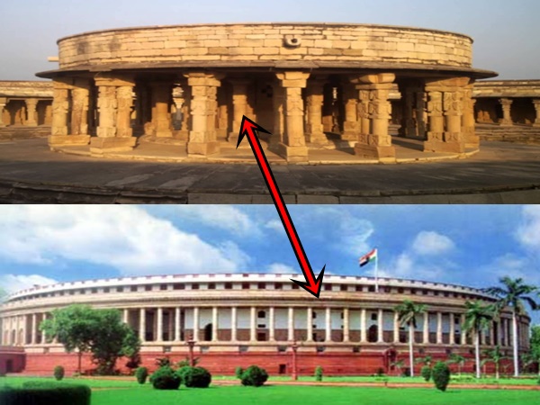 మన పార్లమెంట్ భవన్ నిర్మాణ రహస్యం !