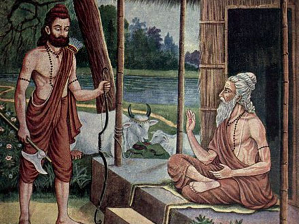 5. తల్లి తలను నరకమంటాడు