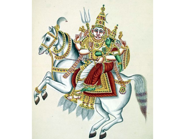 ఆ తల ఆలయం మెట్ల పై