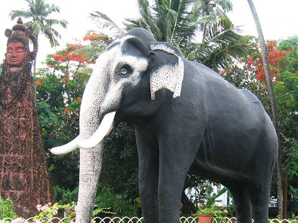 21. పద్మనాభన్, కేశవన్ అనే గజరాజులు