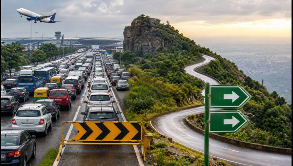 Bengaluru Airport Traffic Diversions 2026: Best Alternative Routes for Nandi Hills Weekend Trips Bengaluru Airport Traffic Diversions 2026: Best Alternative Routes for Nandi Hills Weekend Trips