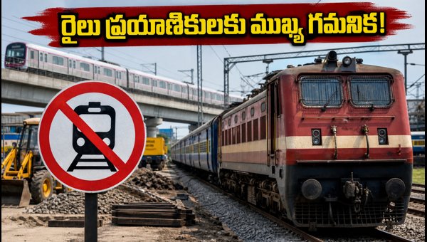 Bengaluru Train Schedule Changes: KSR Yard Work Affects Routes and Stops from July 16-19, 2026